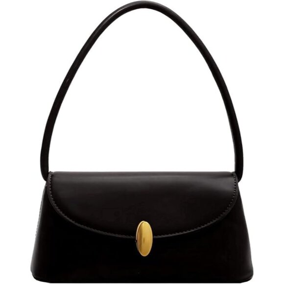 Handbags - Fashion-Forward PU Leather Tote with Twist Lock for Daily Essentials